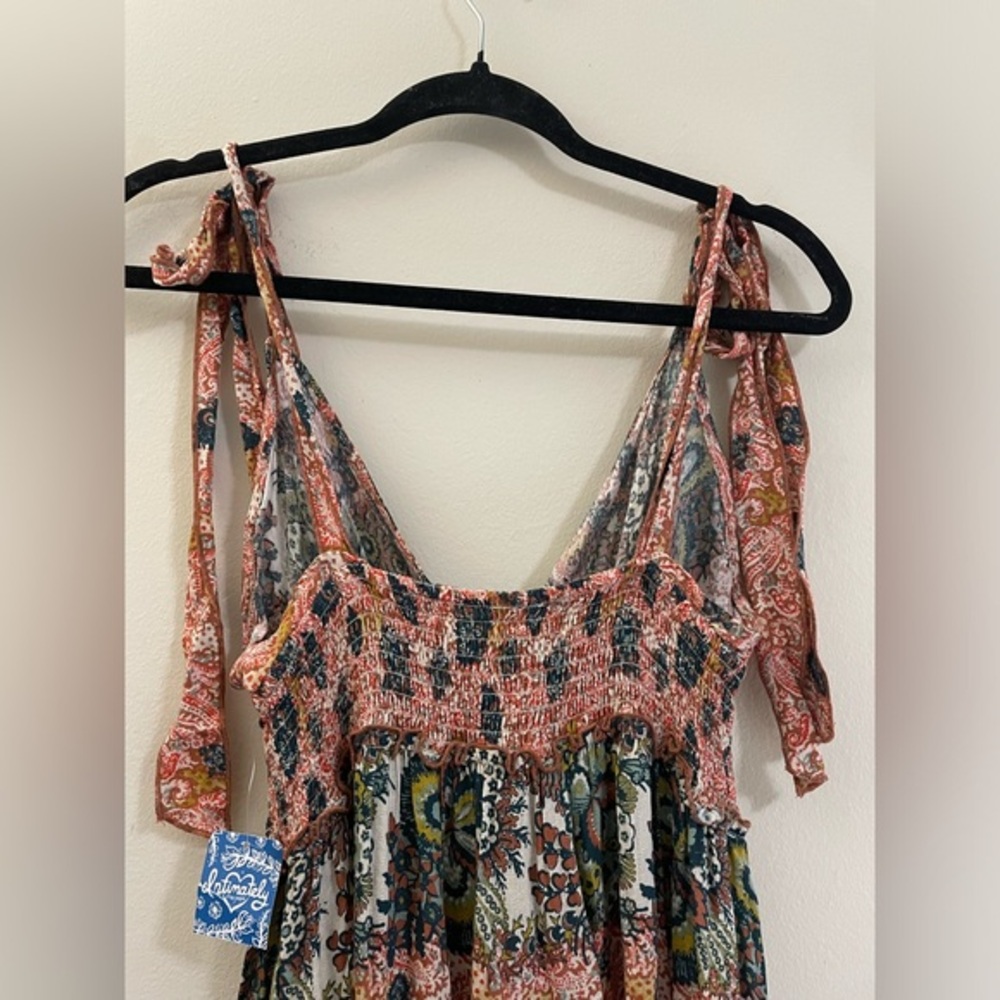 NWT Free People Intimately Let’s Smock About It Boho Maxi Dress - L - Picture 9 of 16